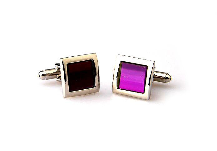  Purple Romantic Cufflinks Glass Cufflinks Wholesale & Customized  CL661888