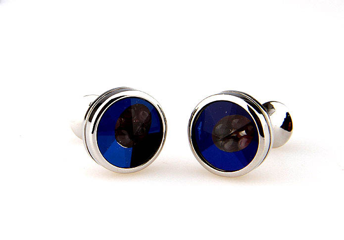  Blue Elegant Cufflinks Glass Cufflinks Wholesale & Customized  CL661907