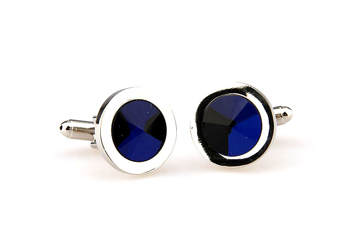  Blue Elegant Cufflinks Glass Cufflinks Wholesale & Customized  CL661946