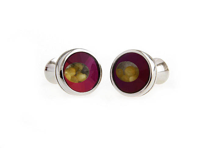  Purple Romantic Cufflinks Glass Cufflinks Wholesale & Customized  CL661959