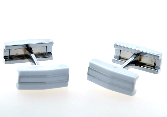  White Purity Cufflinks Onyx Cufflinks Wholesale & Customized  CL654370
