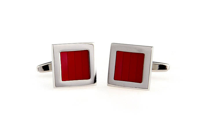  Red Festive Cufflinks Paint Cufflinks Wholesale & Customized  CL651515
