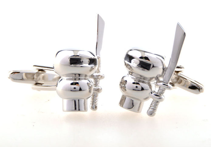 Robot Cufflinks Black Classic Cufflinks Paint Cufflinks Funny Wholesale & Customized CL654944