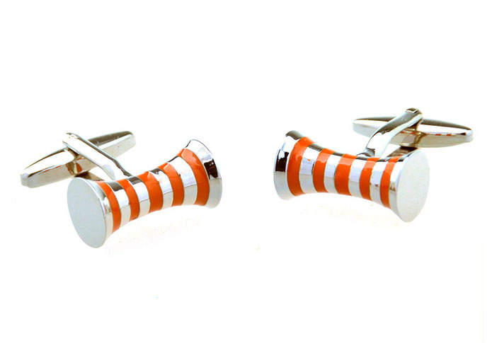  Orange Cheerful Cufflinks Paint Cufflinks Tools Wholesale & Customized  CL656994