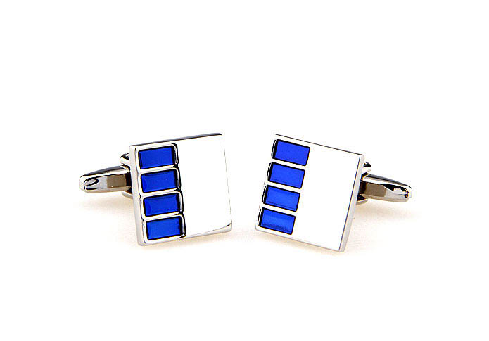  Blue Elegant Cufflinks Paint Cufflinks Wholesale & Customized  CL662640