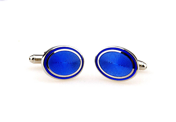  Blue Elegant Cufflinks Paint Cufflinks Wholesale & Customized  CL662789