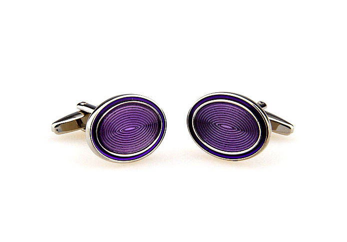  Purple Romantic Cufflinks Paint Cufflinks Wholesale & Customized  CL662837
