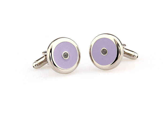  Purple Romantic Cufflinks Paint Cufflinks Wholesale & Customized  CL663307