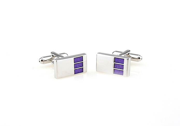  Purple Romantic Cufflinks Paint Cufflinks Wholesale & Customized  CL671036