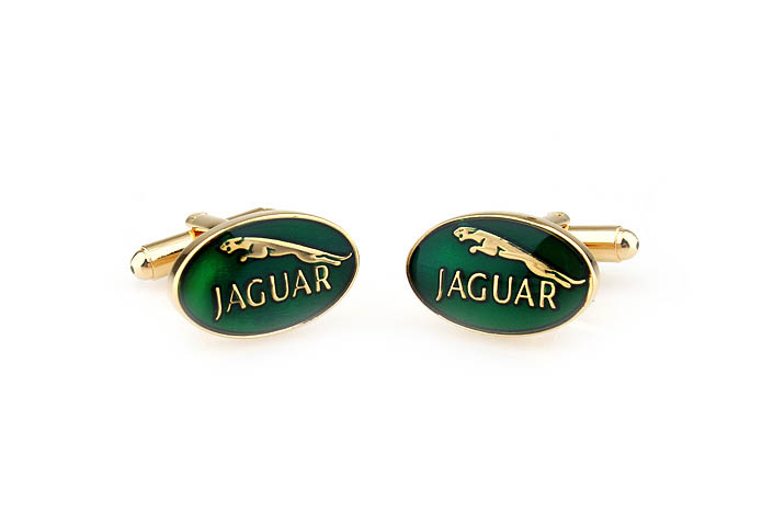 Jaguar JAGUAR Cufflinks  Green Intimate Cufflinks Paint Cufflinks Automotive Wholesale & Customized  CL671073