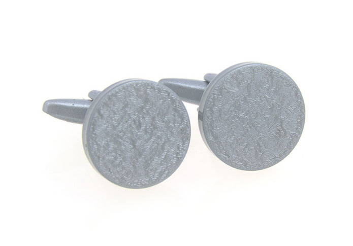  Silver Texture Cufflinks Metal Cufflinks Wholesale & Customized  CL657088
