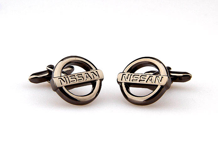 NISSAN Cars marked Cufflinks  Gray Steady Cufflinks Metal Cufflinks Automotive Wholesale & Customized  CL667031