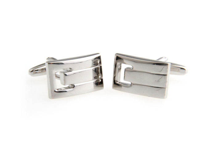  Silver Texture Cufflinks Metal Cufflinks Wholesale & Customized  CL667427