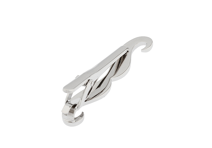  Silver Texture Tie Clips Metal Tie Clips Festival Holiday Wholesale & Customized  CL803721