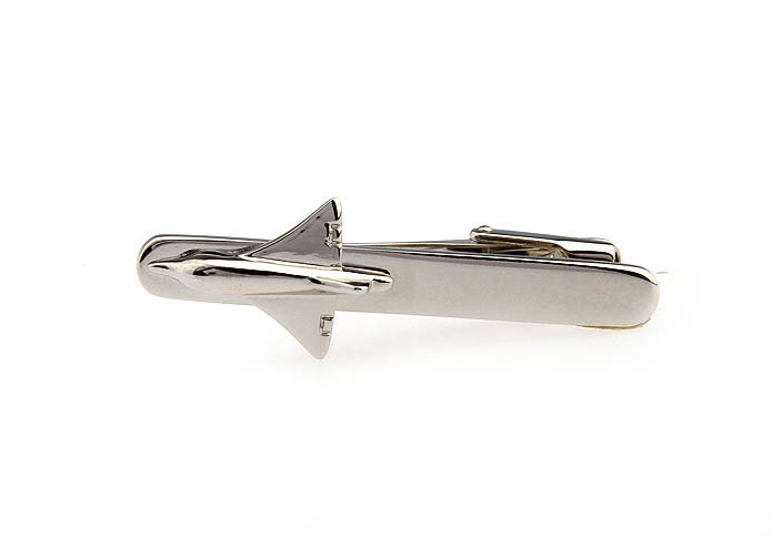 Airplane Tie Clips  Silver Texture Tie Clips Metal Tie Clips Military Wholesale & Customized  CL850770