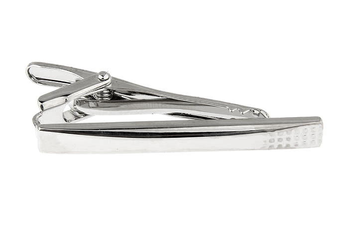  Silver Texture Tie Clips Metal Tie Clips Wholesale & Customized  CL850929