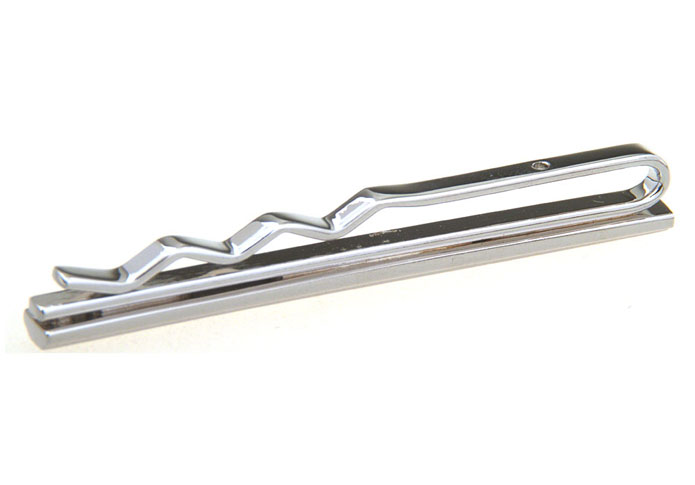  Silver Texture Tie Clips Metal Tie Clips Wholesale & Customized  CL851061