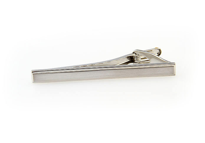  Silver Texture Tie Clips Metal Tie Clips Wholesale & Customized  CL860813