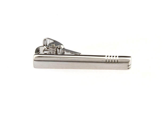  Silver Texture Tie Clips Metal Tie Clips Wholesale & Customized  CL860859