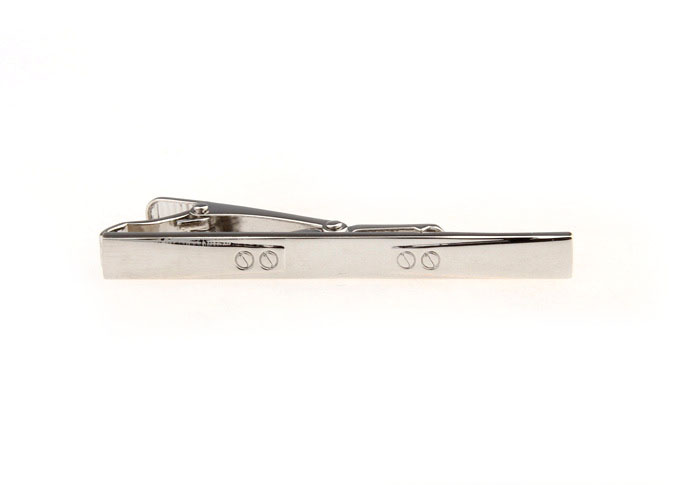  Silver Texture Tie Clips Metal Tie Clips Wholesale & Customized  CL860887