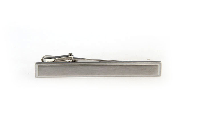  Silver Texture Tie Clips Metal Tie Clips Wholesale & Customized  CL870735