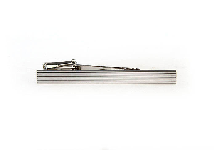  Silver Texture Tie Clips Metal Tie Clips Wholesale & Customized  CL870739