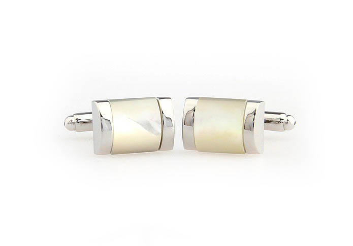  White Purity Cufflinks Shell Cufflinks Wholesale & Customized  CL651084