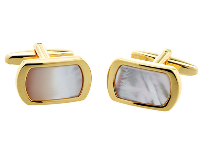  Gold Luxury Cufflinks Shell Cufflinks Wholesale & Customized  CL654517