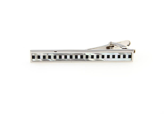  Black White Tie Clips Shell Tie Clips Wholesale & Customized  CL860723