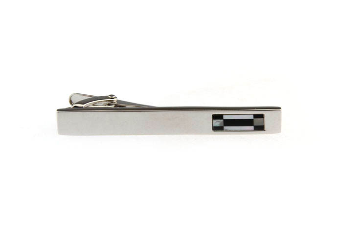  Black White Tie Clips Shell Tie Clips Wholesale & Customized  CL860753