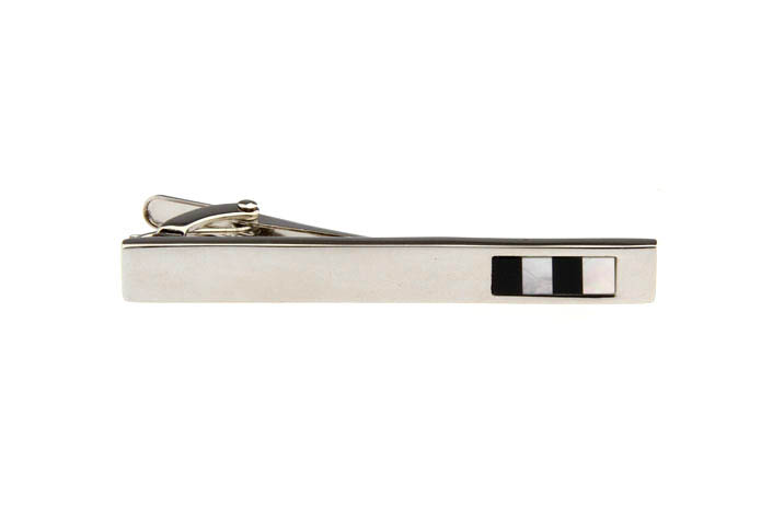  Black White Tie Clips Shell Tie Clips Wholesale & Customized  CL860757