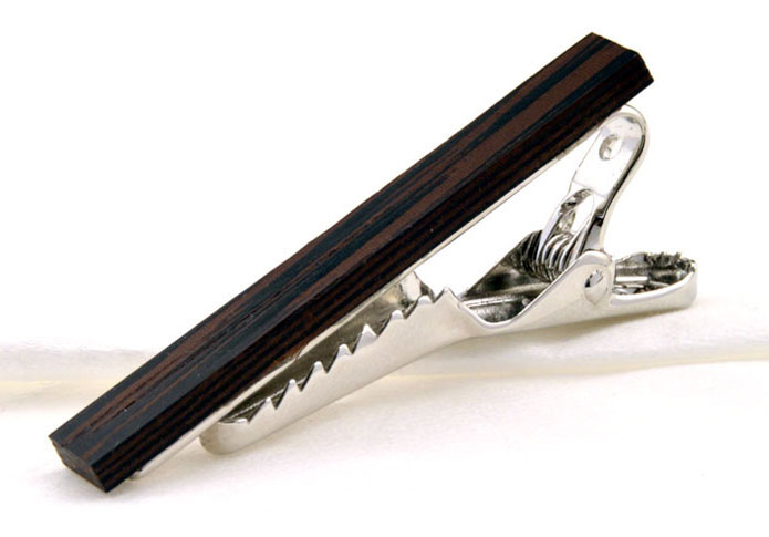  Khaki Dressed Tie Clips Woodcarving Tie Clips Wholesale & Customized  CL850981