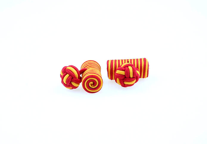  Multi Color Fashion Cufflinks Silk Cufflinks Knot Wholesale & Customized  CL640842