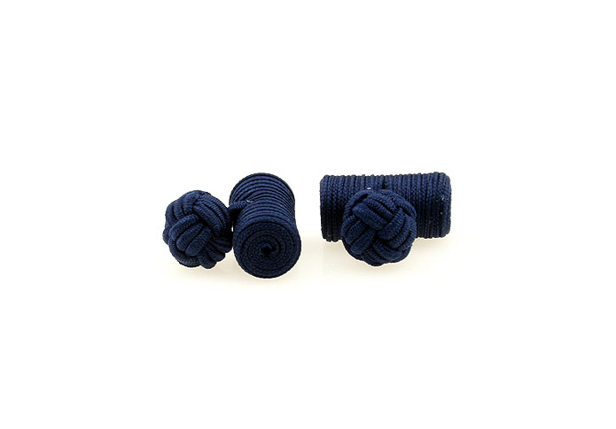  Blue Elegant Cufflinks Silk Cufflinks Knot Wholesale & Customized  CL640848