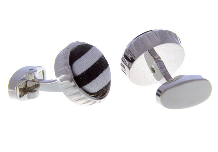  Black White Cufflinks Silk Cufflinks Funny Wholesale & Customized  CL656847