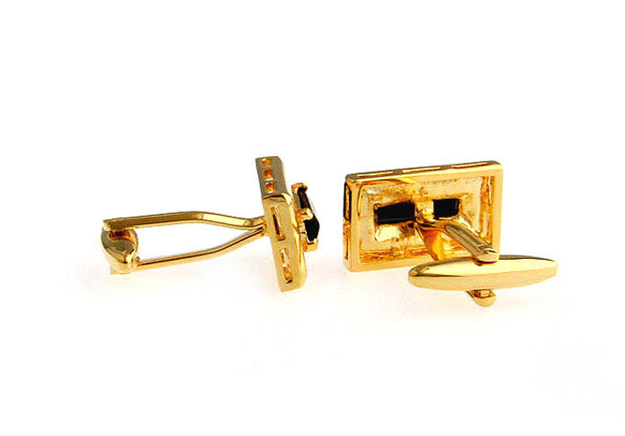  Gold Luxury Cufflinks Crystal Cufflinks Wholesale & Customized  CL641110
