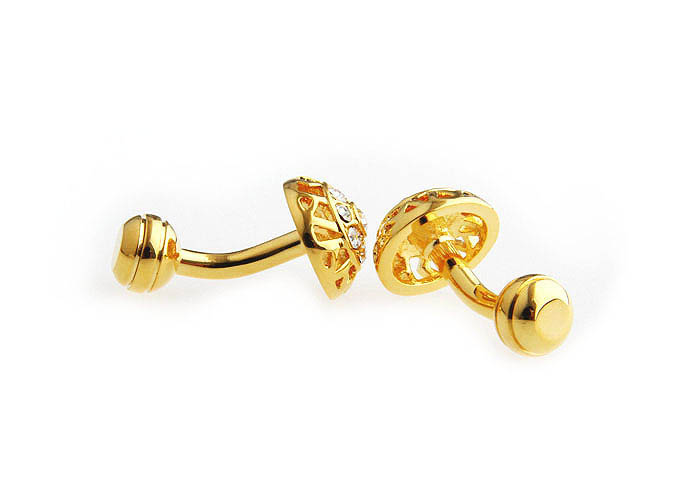 Hollow Cufflinks  Gold Luxury Cufflinks Crystal Cufflinks Funny Wholesale & Customized  CL641137