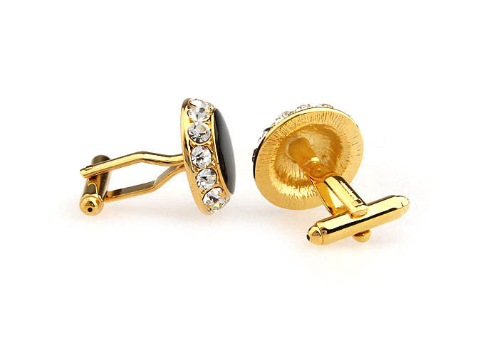  Gold Luxury Cufflinks Crystal Cufflinks Wholesale & Customized  CL652019