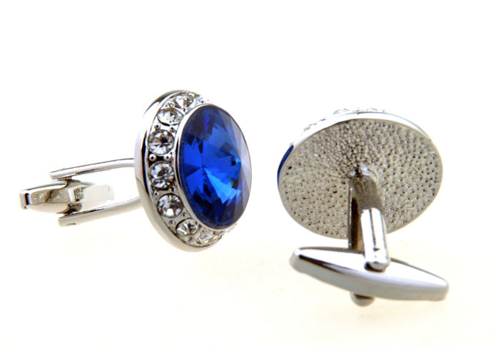  Blue Elegant Cufflinks Crystal Cufflinks Wholesale & Customized  CL656520