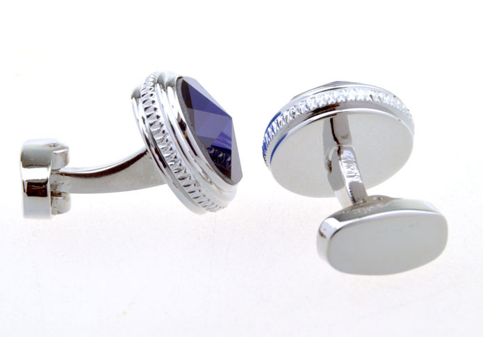  Blue Elegant Cufflinks Crystal Cufflinks Wholesale & Customized  CL656526