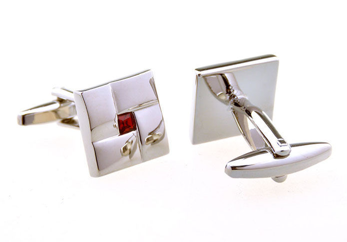  Red Festive Cufflinks Crystal Cufflinks Wholesale & Customized  CL656543