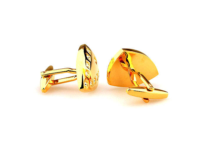 Shield Cufflinks  Gold Luxury Cufflinks Crystal Cufflinks Funny Wholesale & Customized  CL663994