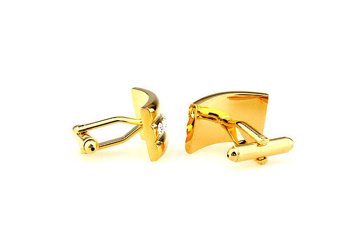  Gold Luxury Cufflinks Crystal Cufflinks Wholesale & Customized  CL664431