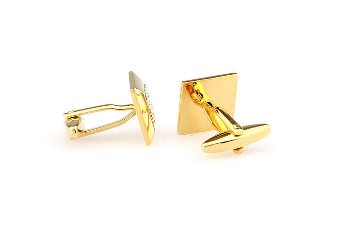  Gold Luxury Cufflinks Crystal Cufflinks Wholesale & Customized  CL666239