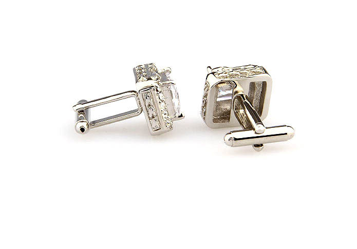  White Purity Cufflinks Crystal Cufflinks Wholesale & Customized  CL666482