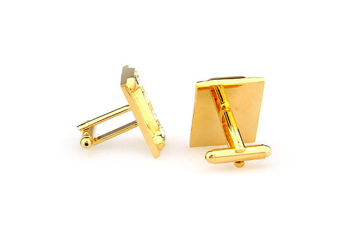 26 Letters I Cufflinks  Gold Luxury Cufflinks Crystal Cufflinks Symbol Wholesale & Customized  CL666595
