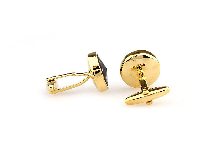  Gold Luxury Cufflinks Crystal Cufflinks Wholesale & Customized  CL666646