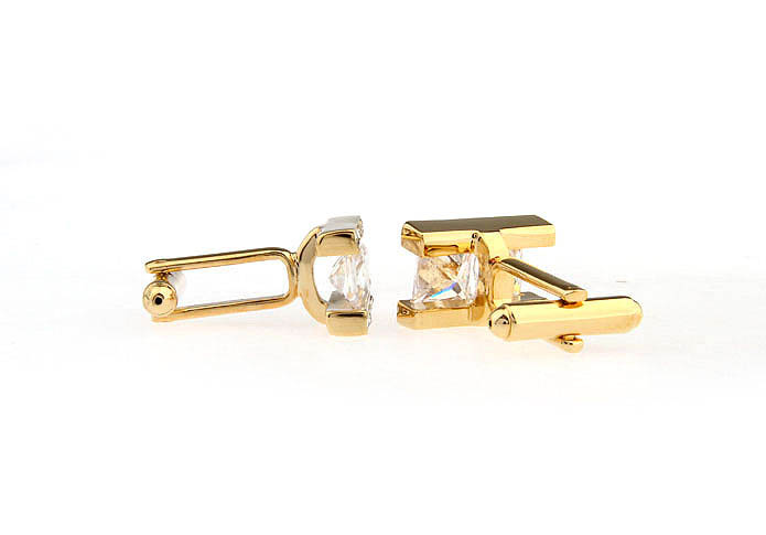  Gold Luxury Cufflinks Crystal Cufflinks Wholesale & Customized  CL671325