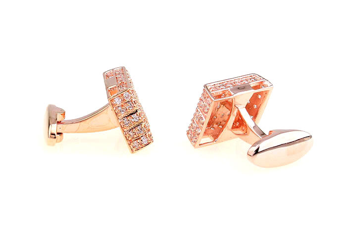  Gold Luxury Cufflinks Crystal Cufflinks Wholesale & Customized  CL681035