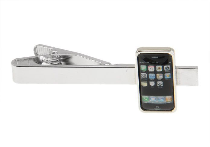 IPHONE cell phone Tie Clips  Multi Color Fashion Tie Clips Printed Tie Clips Tools Wholesale & Customized  CL870747